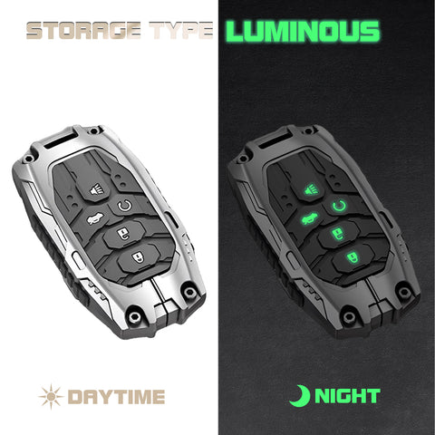 x xotic tech Mech Style Heavy Metal Key Fob Cover Compatible with Honda Civic, Accord, CR-V, HR-V, Pilot 2022–2026, Zinc Alloy Key Case Protector Shell Keychain