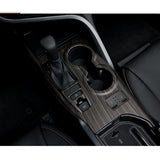 Wood Style Gear Shift Cup Holder Panel Trim For Toyota Camry XLE/XSE 2018-2024