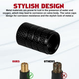 4pcs American Flag Tire Valve Stem Cover Caps Anodized Aluminum Alloy, Corrosion Resistant Leak-Proof Wheel Valve Cap Set, Universal for Cars Trucks Motorcycles SUVs