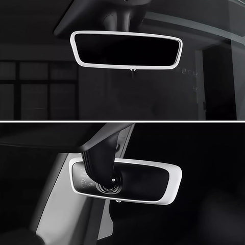 2pcs/Set Screen Edge Rearview Mirror Protector Trim Frame For Tesla Model 3 Y