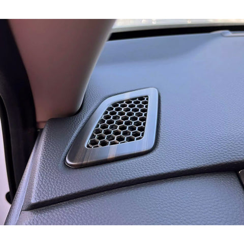 Wood/ Carbon Look Dash Side AC Vent Outlet Cover Accessories For Honda CRV 2023+