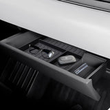 x xotic tech Center Console Organizer Co-pilot Gloves Storage Box Compatible with Tesla Cybertruck 2024 2025, Passenger Side Glove Box Accessories