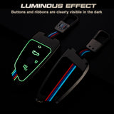 Gun Color Full Seal Keyless Entry Key Fob Cover For BMW 2 3 5 6 7 Series X1 X2 X3 X5 X6