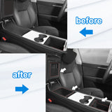 3PCS Flocked Center Console Organizer Tray Armrest Hidden Cubby Drawer Storage Box Compatible with Tesla Model 3 Model Y 2021-2024