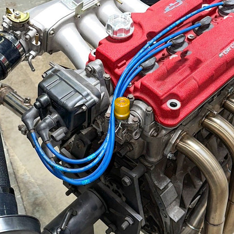 JDM Style Hood Vent Spacer Risers VTEC Solenoid Valve Cover Cap For Honda Acura