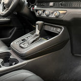 Wood/ Carbon Look Gear Shift Box Side Stripe Cover Accessories For Honda CRV 23+