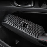 Carbon Fiber ABS Gear Shift Door Handle Bowl Cover Trim For Honda Civic 2022-up