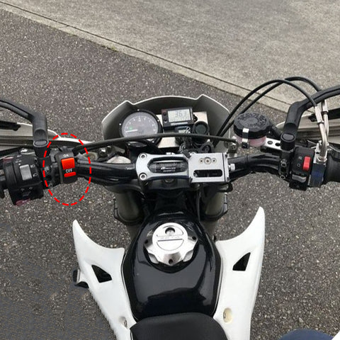 x xotic tech Motorcycle Handlebar Switch ATV Light Kill Switch w/On Off Push Button For U5 U7 U2 Motorcycles Scooter UTV Electromobile Motorbike(7/8inch 22mm)