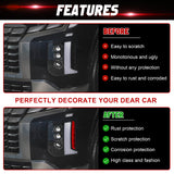 Glossy Red Front Fog Light Air Inlet Cover Trim For Hyundai Palisade 2023-2025