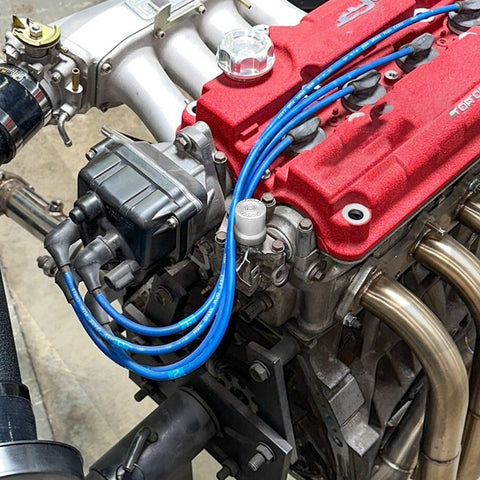 JDM Style Hood Vent Spacer Risers VTEC Solenoid Valve Cover Cap For Honda Acura