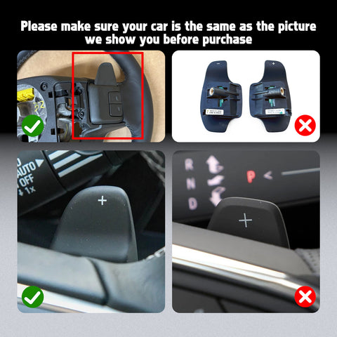 Aluminum Paddle Shifter Extension Decor Cover For Chevy Silverado GMC Sierra
