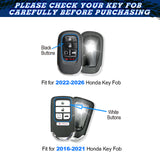 x xotic tech Mech Style Heavy Metal Key Fob Cover Compatible with Honda Civic, Accord, CR-V, HR-V, Pilot 2022–2026, Zinc Alloy Key Case Protector Shell Keychain