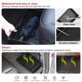 Front&Back Seat Hidden Storage Box Insert Organizer Combo For Model Y 2020-2023