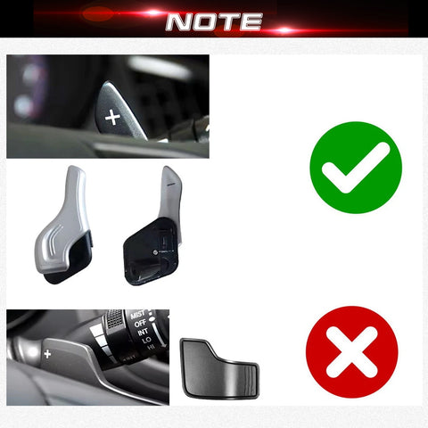 Red Aluminum Paddle Shifter Extension For Hyundai Genesis Coupe Pre-LCI 09-2012