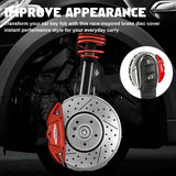 x xotic tech JCW Style Key Fob Cover Case Shell Replacement Compatible with MINI Cooper 3rd Gen F55 F56 F57 F54 Clubman, Gen2 F60 Countryman Smart Key, Brake Disk Shape