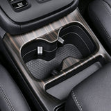 Wood/ Carbon Style Console Cup Holder Frame Trim Accessories For Honda CRV 23-up