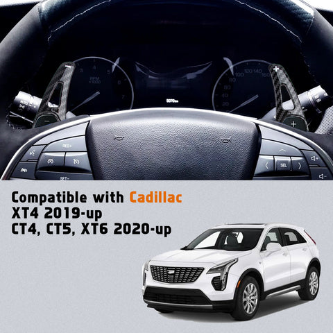 Paddle Shifter Extension Decor Cover Kit For Cadillac XT4 CT4 CT5 XT6 2020-up