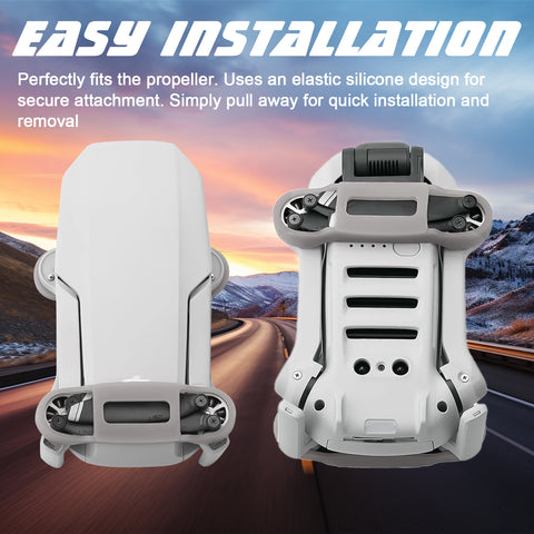x xotic tech Propellers Holder Guard Prop Blade Stabilizer Compatible with  DJI Mavic Mini 4K/Mavic Mini/Mini 2/Mini SE/Mini 2 SE, 2Pcs Propeller Guard Strap Protector