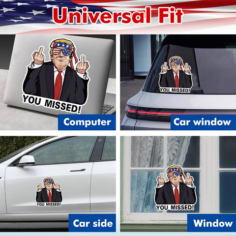 Funny Donald Trump President Campaign Stickers Car Bumper Republican Party USA