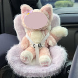 Cute Doll Mini Safety Seat Air Vent Clip Car Interior Decoration Accessories