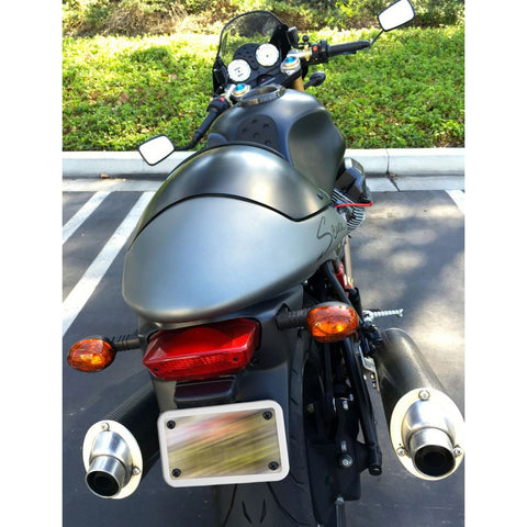 x xotic tech Motorcycle Silicone License Plate Frames, Motorbike License Plate Holder, Rust Proof, Rattle Proof, Weather Proof