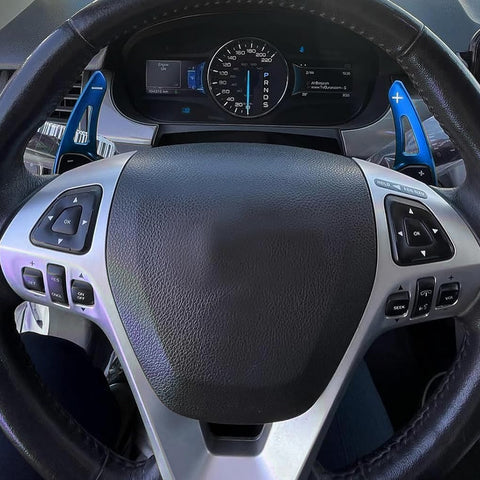 Aluminum Paddle Shifter Extension Decoration Cover For Ford Explorer 2013-2019