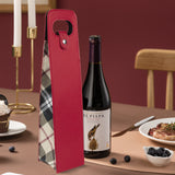 Portable Bottle Wine Gift Bag Champagne Beer Holder for Picnic Party, Christmas