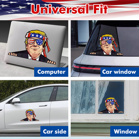 Funny Donald Trump President Campaign Stickers Car Bumper Republican Party USA