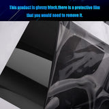 x xotic tech Pillar Post Side Door Window Cover Trim Pre-Cut Molding, Compatible with Honda CRV 2012-2016 (Glossy Black)