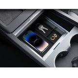 Center Console Organizer Tray Hidden Storage Box For Tesla Model 3/Y 2025 2026