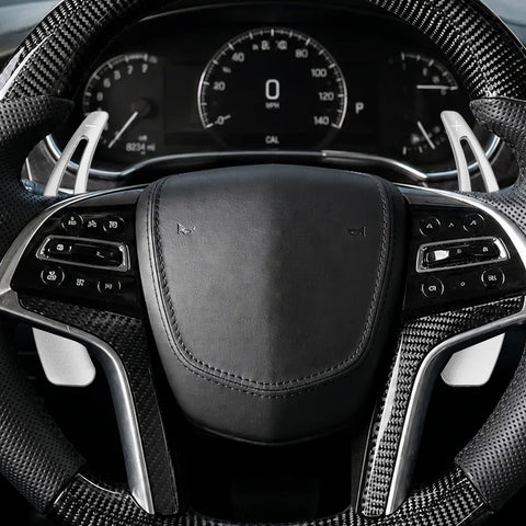 Aluminum Paddle Shifter Extension Decoration Cover For Cadillac XTS 2013-2019