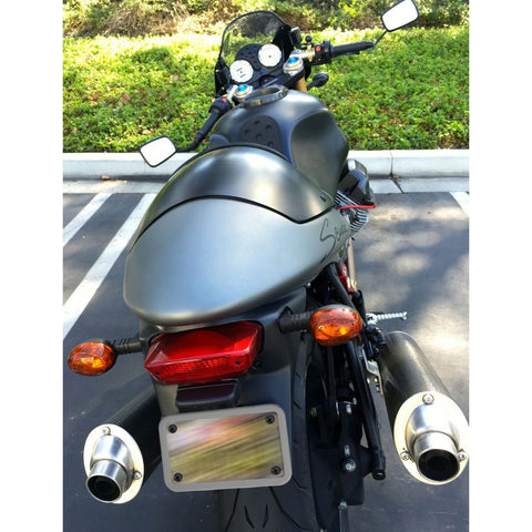 x xotic tech Motorcycle Silicone License Plate Frames, Motorbike License Plate Holder, Rust Proof, Rattle Proof, Weather Proof