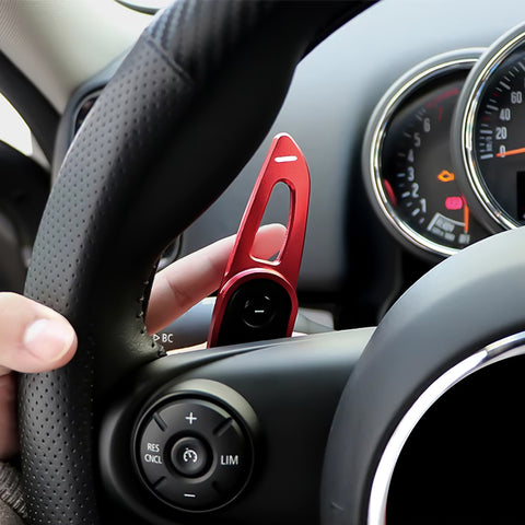 Have one to sell? Sell now Red Aluminum Paddle Shifter Extension For Mini Cooper/Hatch/Hardtop F55 F56 F57