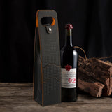 Portable Bottle Wine Gift Bag Champagne Beer Holder for Picnic Party, Christmas