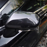 Carbon Fiber Look Door Side Rear View Mirror Cover Trim For Toyota Camry 2018-26