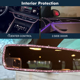 16.4 Ft Rhinestone Auto Dashboard Line Self Adhesive Molding Sticker Trim Strips