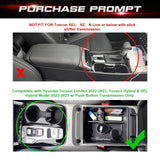 1x Armrest Cover Seat Box Organizer For Hyundai Tucson Limited Hybrid 2022 2023