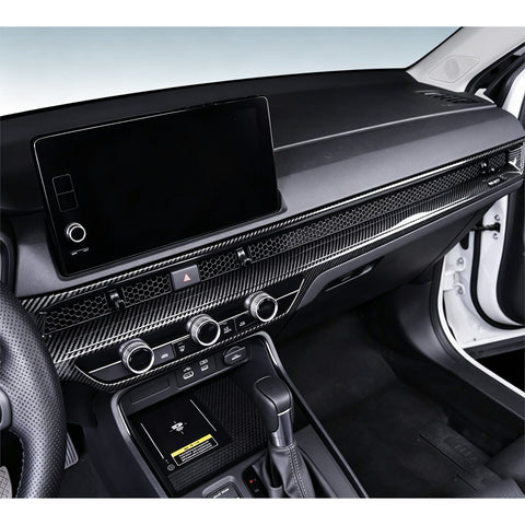 Wood/ Carbon Look Dashboard Air Vent Outlet Stripe Cover For Honda CRV 2023-2027
