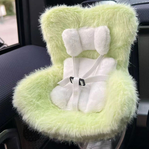 Cute Doll Mini Safety Seat Air Vent Clip Car Interior Decoration Accessories