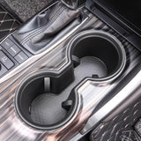 Black Center Console Dual Water Cup Holder Insert For Toyota Camry 2018-2024