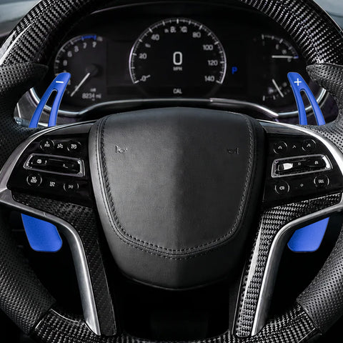 Aluminum Paddle Shifter Extension Decoration Cover For Cadillac XTS 2013-2019