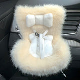 Cute Doll Mini Safety Seat Air Vent Clip Car Interior Decoration Accessories