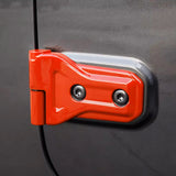 x xotic tech Door Hinge Cover Trim Decoration Exterior Accessories Compatible with Jeep Wrangler JL JLU 2018-up & Gladiator JT Truck 2020-up (8Pcs)