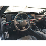 Black Dashboard Mat Poly Carpet DashMat Non-Slip Cover For Hyundai Sonata 2024+