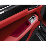Door Storage Box Tray Organizer Compatible with Porsche Macan S/T/GTS/Turbo 2015-up Interior Car Door Side Handle Insert Pocket Holder Glove Pallet Accessories (4 Packs w/Anti-slip pads)