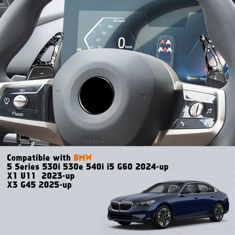 Paddle Shifter Extension Decor Cover For BMW 5 Series G60 2024-up X1 U11 X3 G45