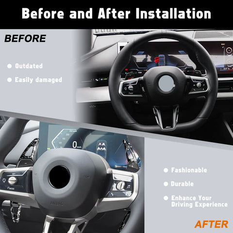 Paddle Shifter Extension Decor Cover For BMW 5 Series G60 2024-up X1 U11 X3 G45