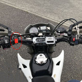 x xotic tech Motorcycle Handlebar Switch ATV Light Toggle Switch w/On Off Push Button For U5 U7 U2 Motorcycles Scooter UTV Electromobile Motorbike(7/8inch 22mm)