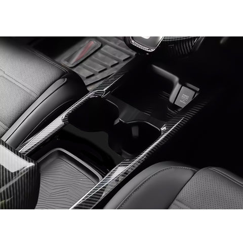 Carbon Fiber Style Center Console Cup Holder Panel Cover For Honda CR-V 17-20