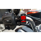 x xotic tech Motorcycle Handlebar Switch ATV Light Kill Switch w/On Off Push Button For U5 U7 U2 Motorcycles Scooter UTV Electromobile Motorbike(7/8inch 22mm)